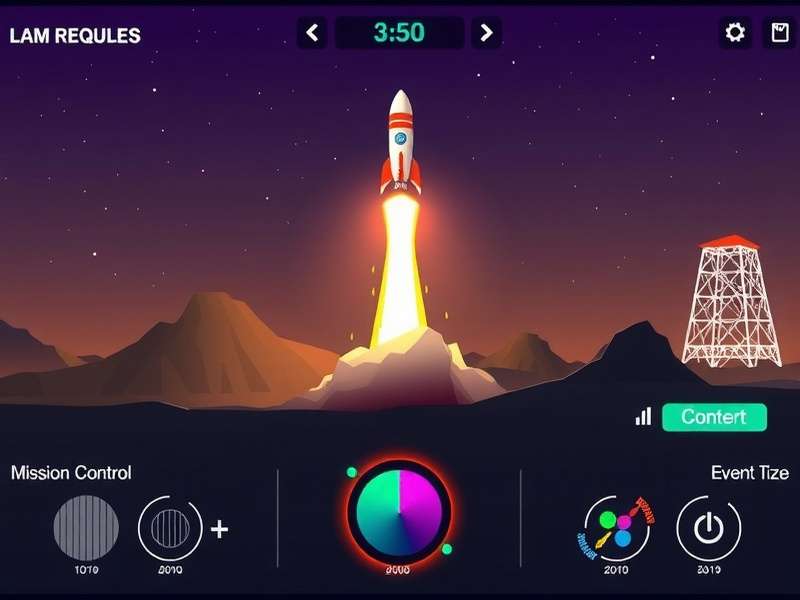 Bicholim Rockets mission control interface